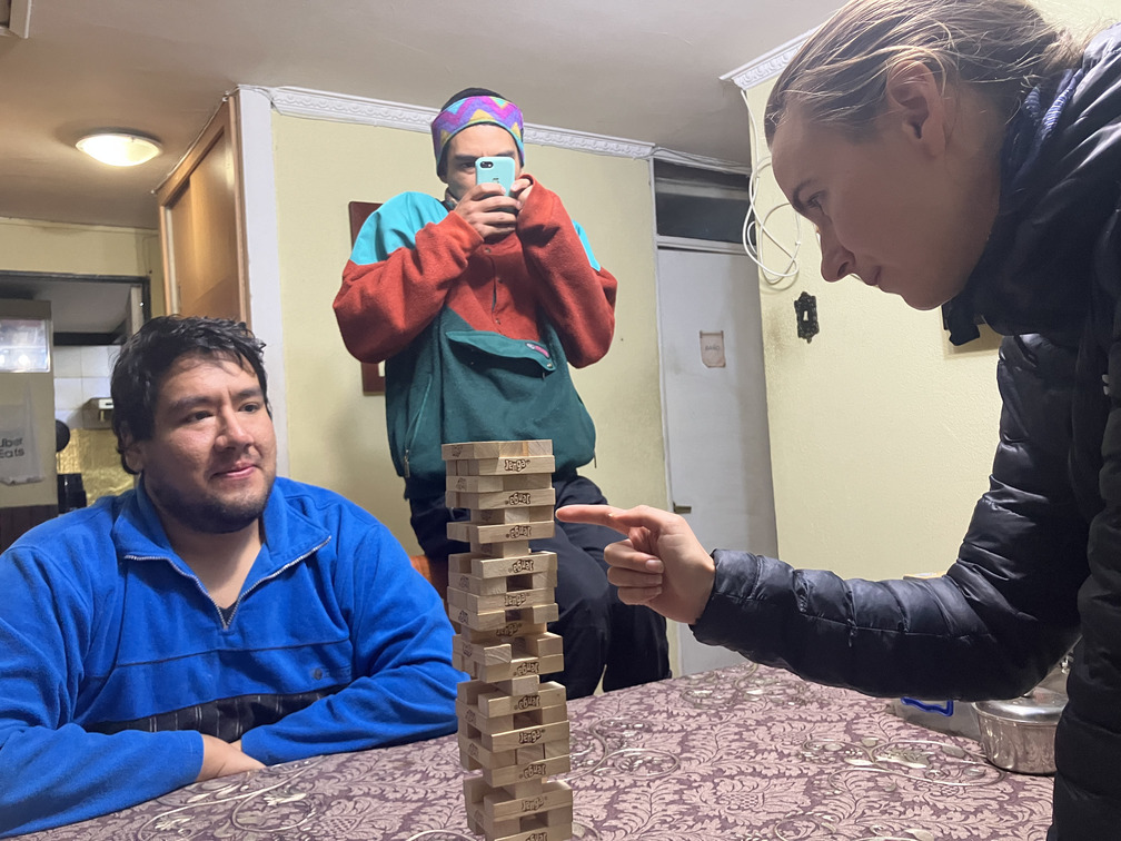 国際交流ドミノ中